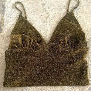 Gold urban outfitters too with sparkles